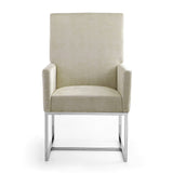 Element Blue Velvet Dining Armchair (Set of 2)
