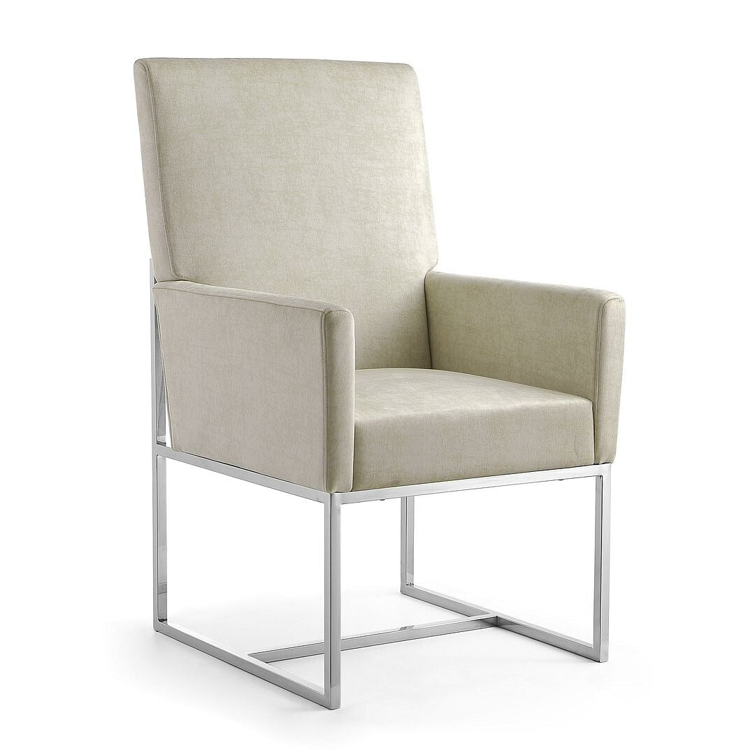 Element Blue Velvet Dining Armchair (Set of 2)
