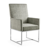 Element Blue Velvet Dining Armchair (Set of 2)