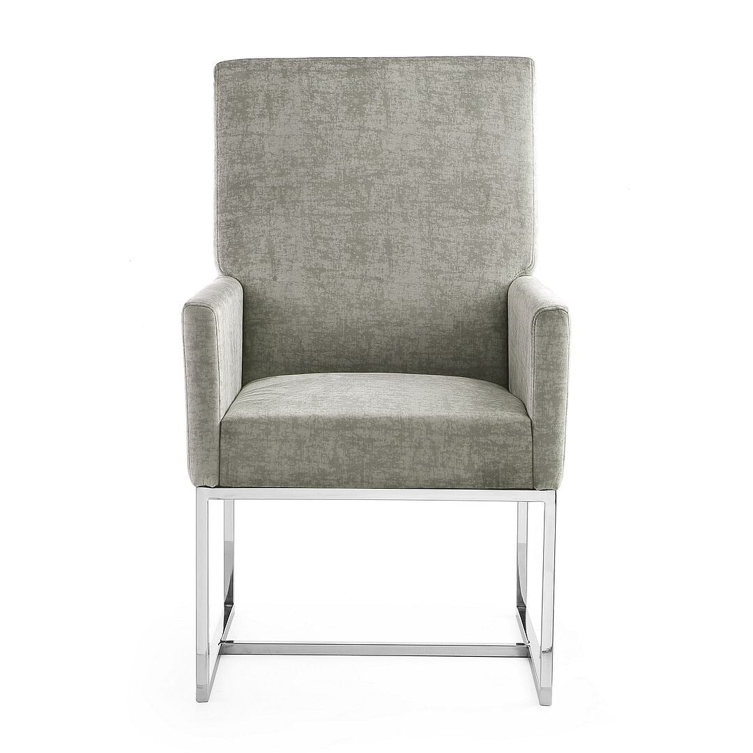 Element Blue Velvet Dining Armchair (Set of 2)