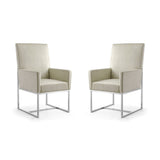Element Blue Velvet Dining Armchair (Set of 2)