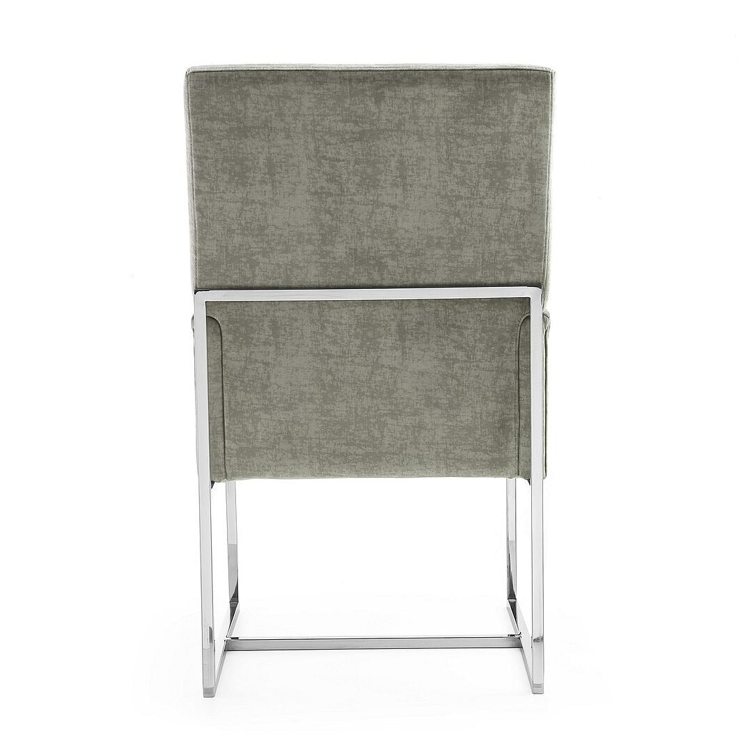 Element Blue Velvet Dining Armchair (Set of 2)