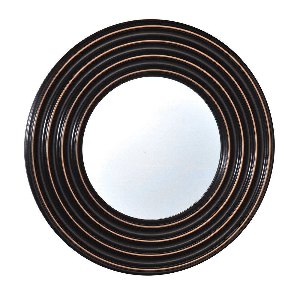 Elements 27-inch Black Four-rib Plastic Mirror