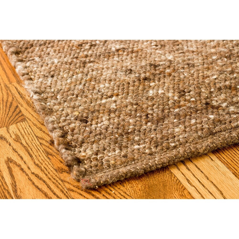 Super Area Rugs Organic Wool & Jute Braided Area Rug