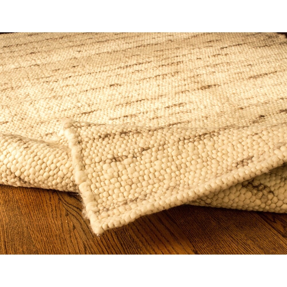 Super Area Rugs Organic Wool & Jute Braided Area Rug