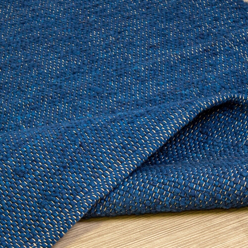 Super Area Rugs Organic Wool & Jute Braided Area Rug