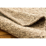 Super Area Rugs Organic Wool & Jute Braided Area Rug