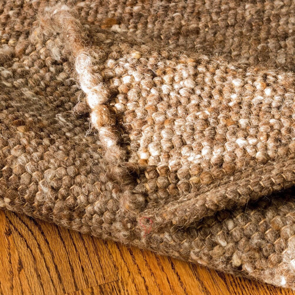 Super Area Rugs Organic Wool & Jute Braided Area Rug