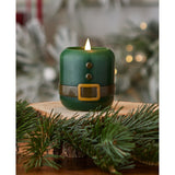 Elf Led Flameless Candle 5" x 4", Remote Control with Timer - 5"H x 4" in diameter