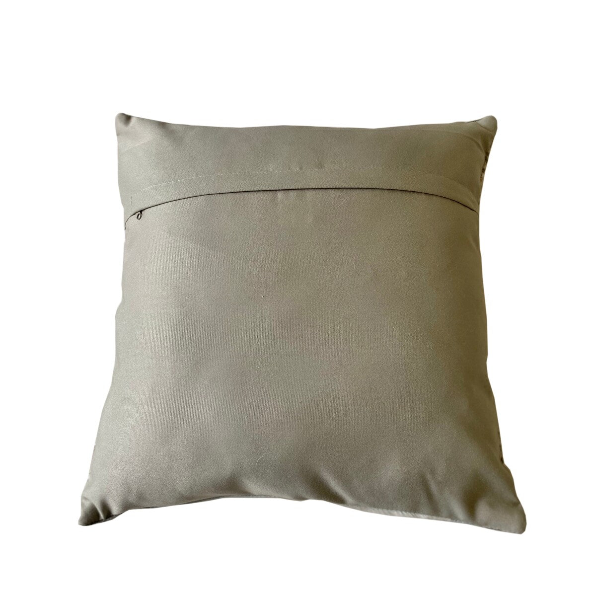 Eli Cowhide Hexagon Design-Grey Ivory Beige-Throw Pillow-18"x18"x4"
