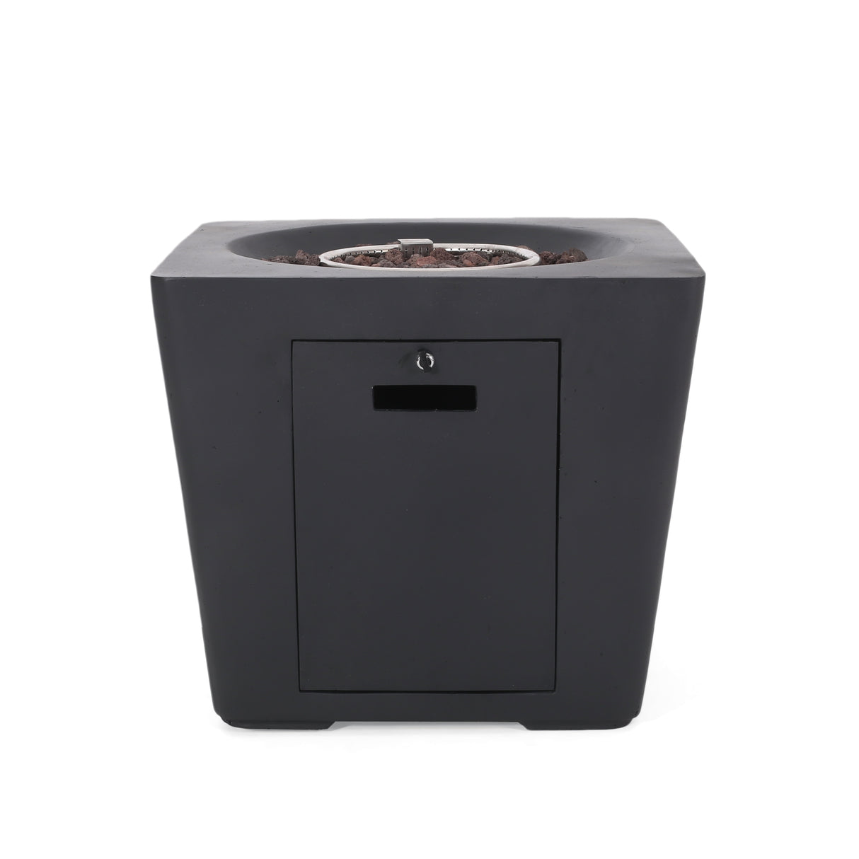 Elisson Outdoor Outdoor 40,000 BTU Lightweight Concrete Square Fire Pit by Christopher Knight Home