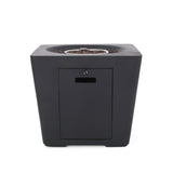 Elisson Outdoor Outdoor 40,000 BTU Lightweight Concrete Square Fire Pit by Christopher Knight Home