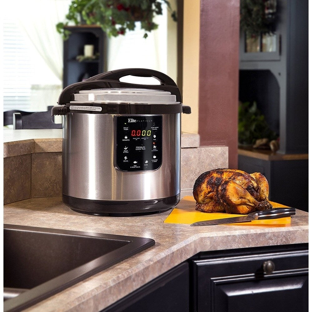 Elite Platinum EPC-1013 10-Quart Electric Pressure Cooker
