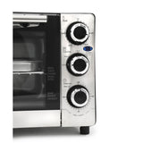 Elite Platinum ETO-140C Countertop Convection 6-Slice Toaster Oven, Stainless Steel