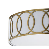 Elizabeth Metal LED Flush Mount, by JONATHAN Y