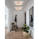 Elizabeth Metal LED Flush Mount, by JONATHAN Y