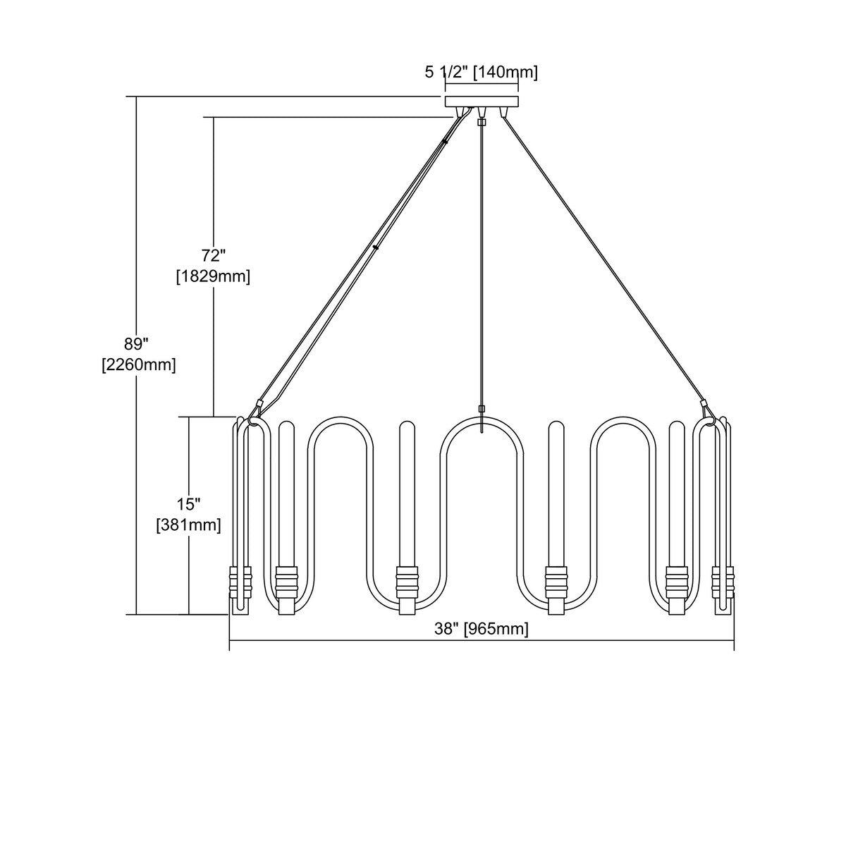 Elk Continuum 10-light LED Chandelier in Silvered Graphite With Polished Nickel Accents - Silvered Graphite/Polished Nickel