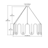 Elk Continuum 10-light LED Chandelier in Silvered Graphite With Polished Nickel Accents - Silvered Graphite/Polished Nickel