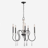 Elk Home Brownell Anvil Iron Finish 5 Light Chandelier