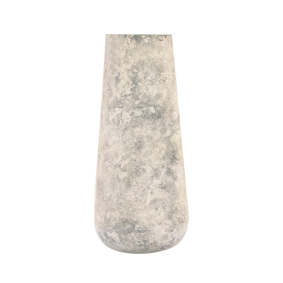 Elk Home Delmont White Finish Metal 6 Inch Wide Vase