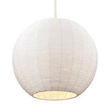 Elk Home Sophie White Coral Finish With White Paper Rope Shade Pendant