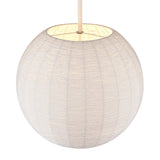 Elk Home Sophie White Coral Finish With White Paper Rope Shade Pendant
