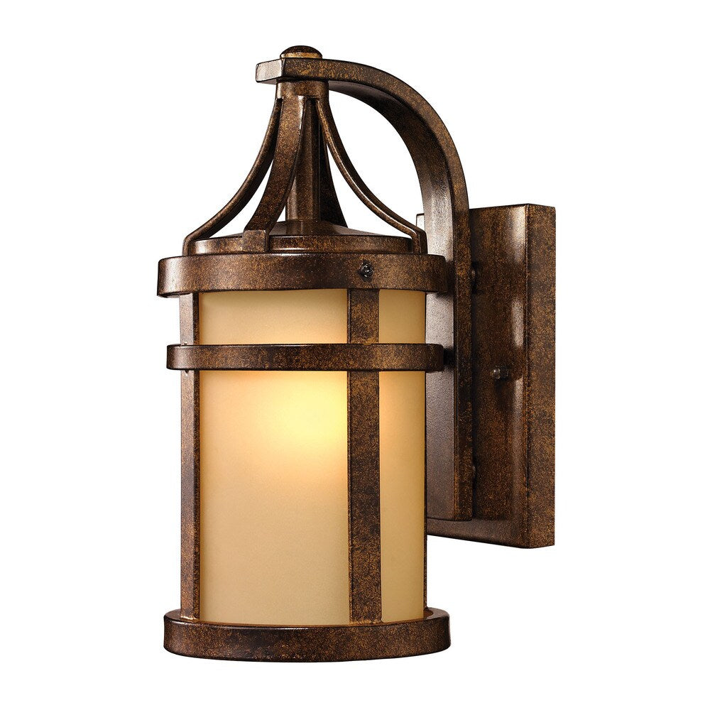 Elk Winona Hazelnut Bronze 1-light 12-inch Outdoor Sconce
