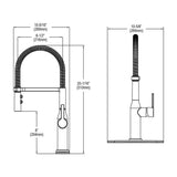 Elkay Avado Single Hole Kitchen Faucet with Semi-professional Spout and Forward Only Lever Handle