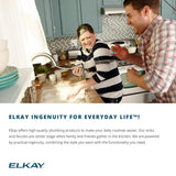 Elkay Crosstown Stainless Steel 35-7/8" x 20-1/4" x 9", Single Bowl Farmhouse Sink Kit