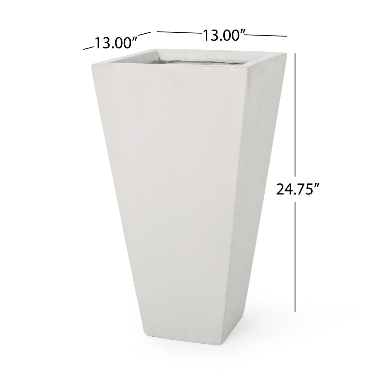 Ella Outdoor Modern Cast Stone Planter by Christopher Knight Home