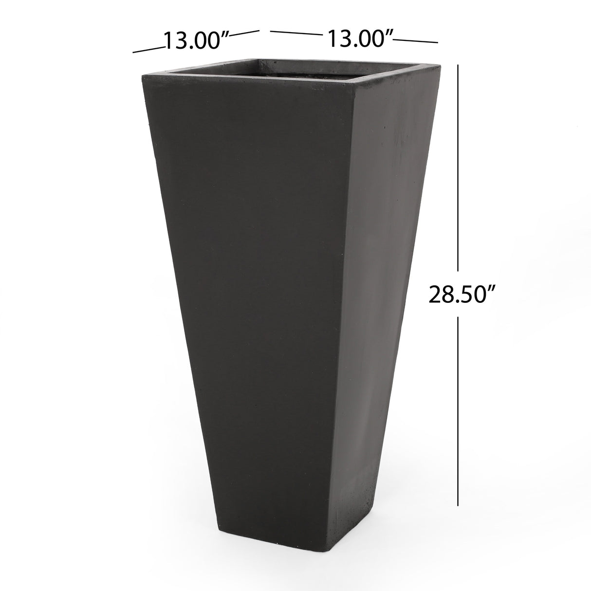 Ella Outdoor Modern Medium and Small Cast Stone Planter Set by Christopher Knight Home