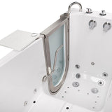 Ella Ultimate 30x60 Acrylic Air & Hydro Massage + Independent Foot Massage Walk-In-tub, 5 Piece Fast Fill Faucet, Dual Drain