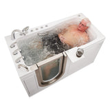 Ella Ultimate 30x60 Acrylic Air & Hydro Massage + Independent Foot Massage Walk-In-tub, 5 Piece Fast Fill Faucet, Dual Drain