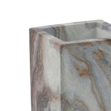 Elle Décor Square Tumbler in Agate - Grey - 2.64" x 2.52" x 4.37"