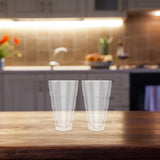 Elle Decor Double Wall Insulated Glass Tumbler Set of 2 - 14oz