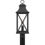 Ellerbee Outdoor Post Lantern - Mottled Black