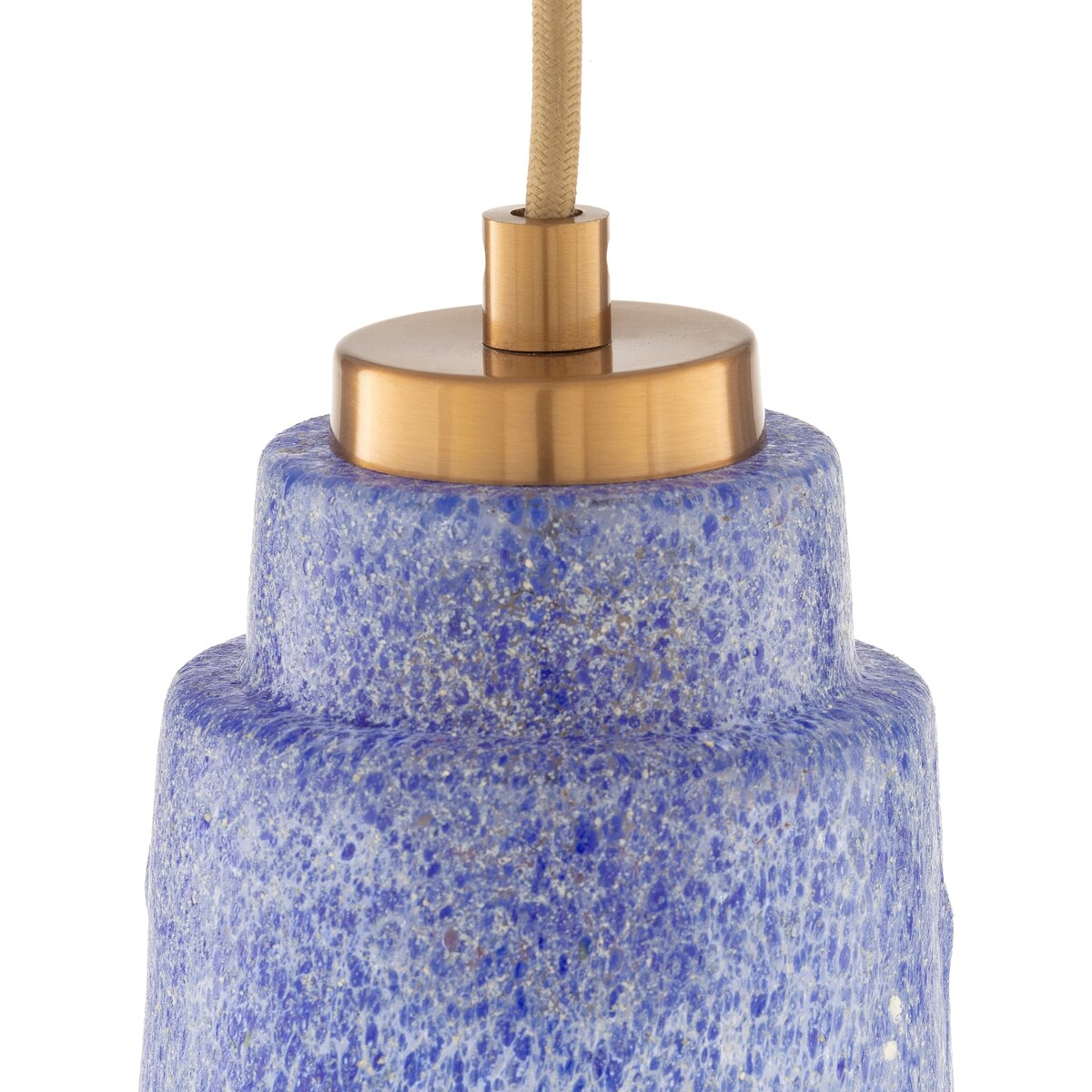 Artistic Weavers Ellington Contemporary Textured Glass 1-light Pendant - 5" x 5" x 14" - 5" x 5" x 14"
