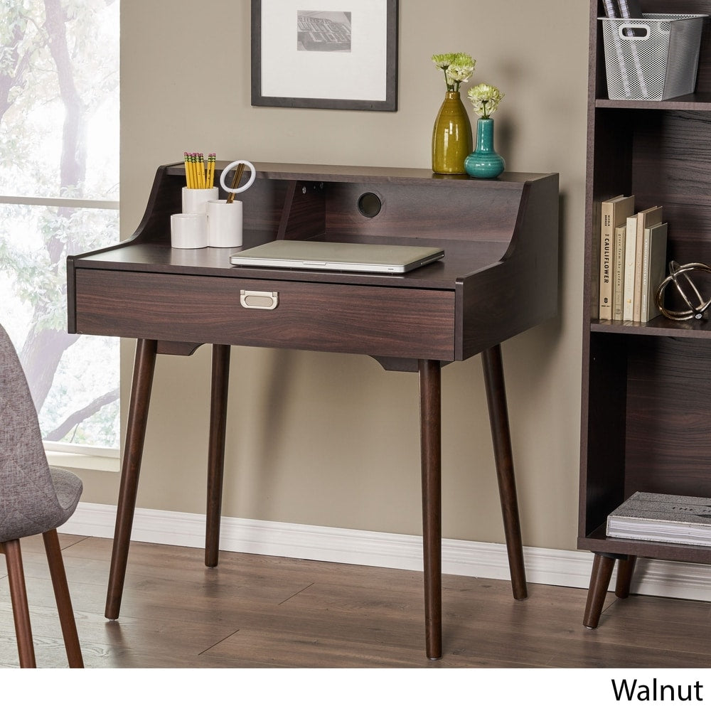 Ellison Mid Century Modern Wood Office Desk by Christopher Knight Home
