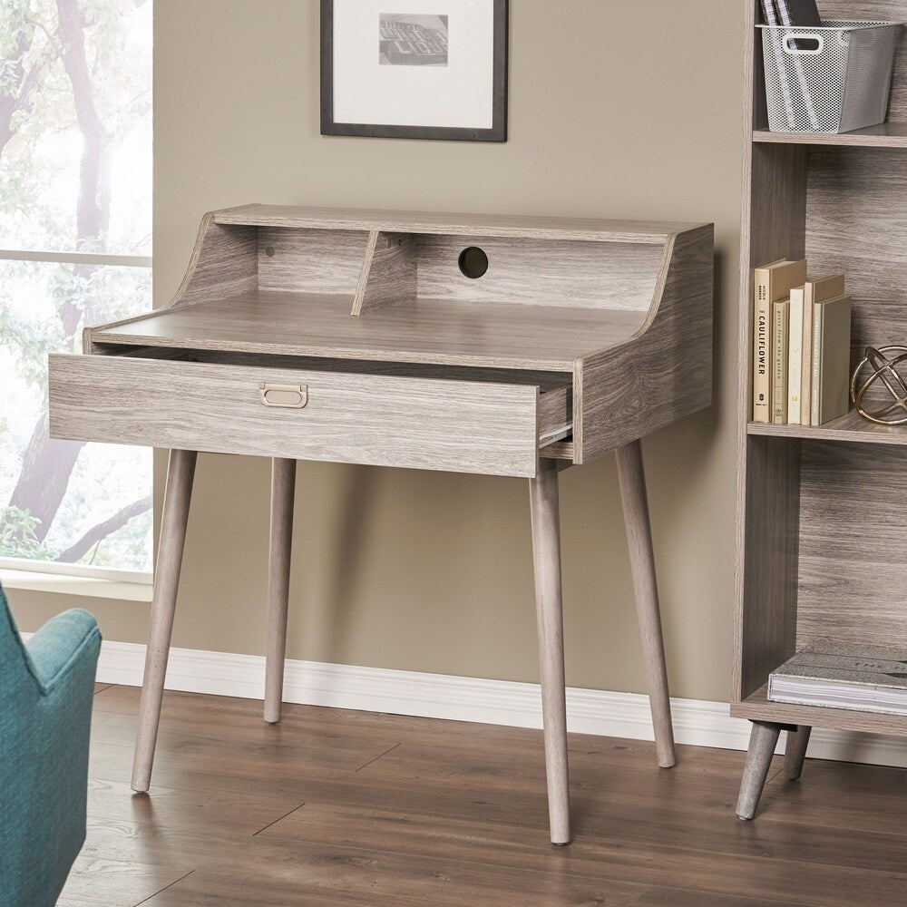 Ellison Mid Century Modern Wood Office Desk by Christopher Knight Home