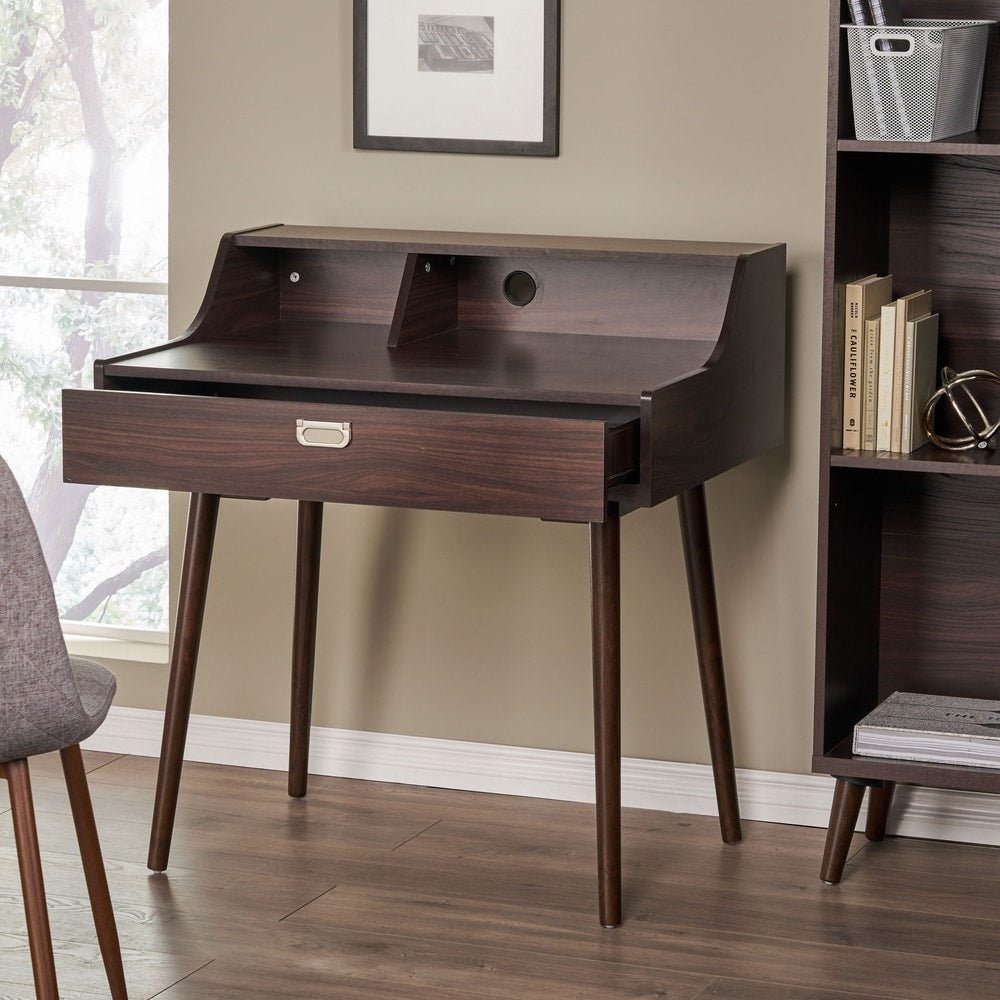 Ellison Mid Century Modern Wood Office Desk by Christopher Knight Home
