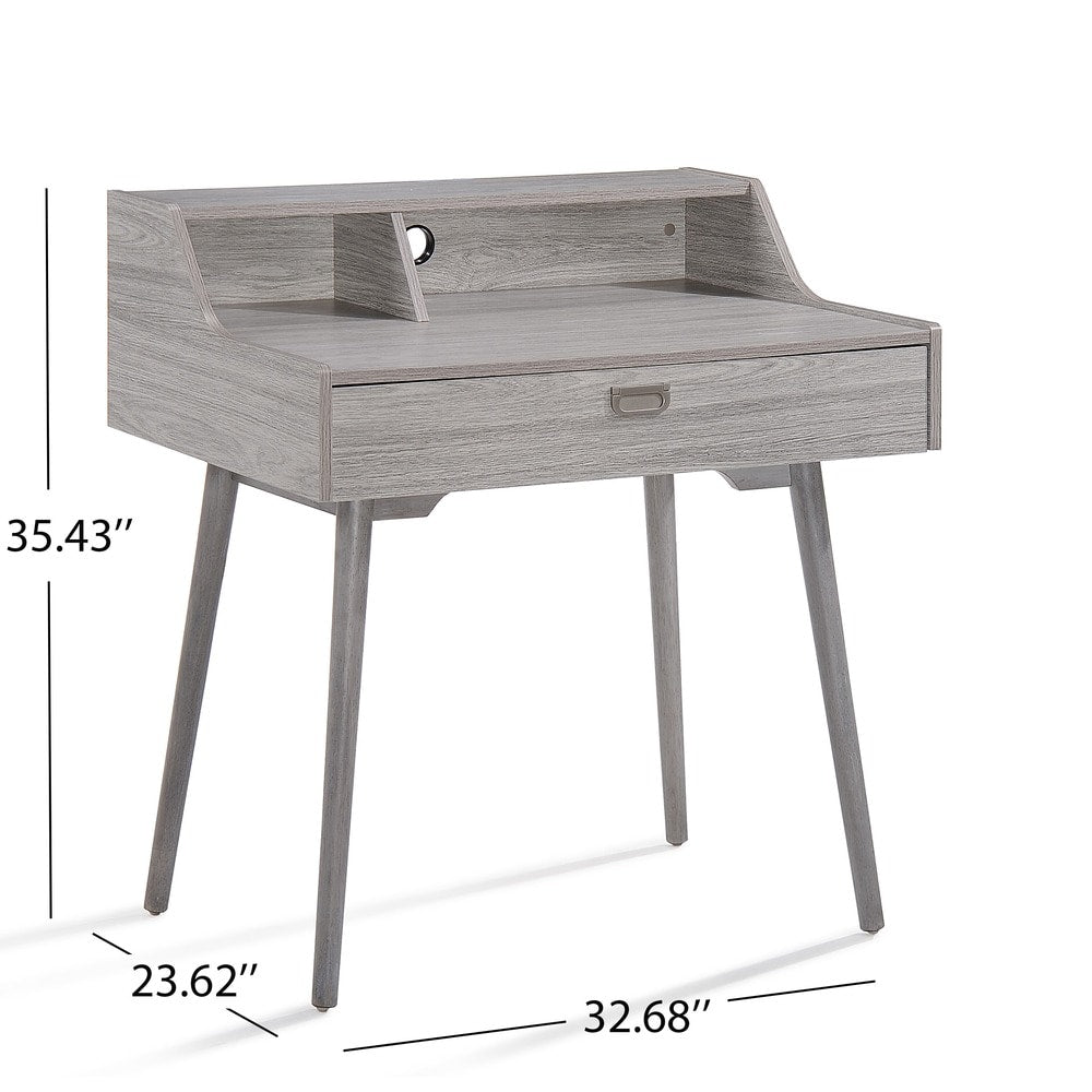 Ellison Mid Century Modern Wood Office Desk by Christopher Knight Home