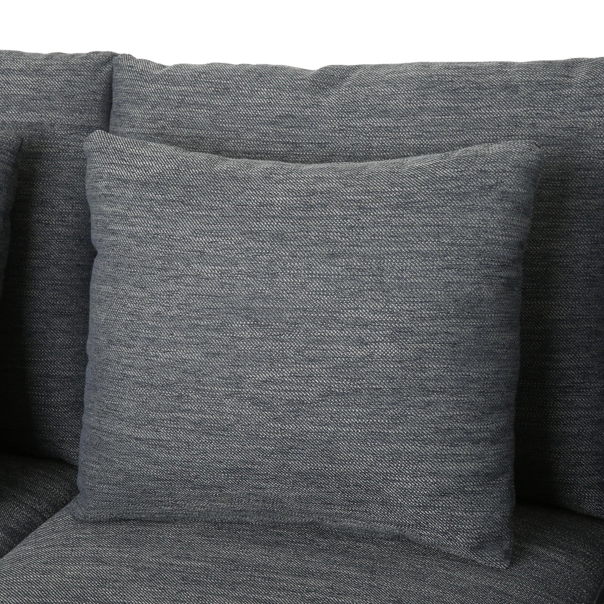 Elliston Fabric Contemporary 3-seater Sofa with Accent Pillows by Christopher Knight Home