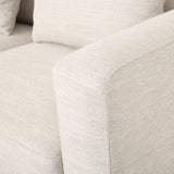 Elliston Fabric Contemporary 3-seater Sofa with Accent Pillows by Christopher Knight Home