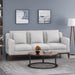 Elliston Fabric Contemporary 3-seater Sofa with Accent Pillows by Christopher Knight Home