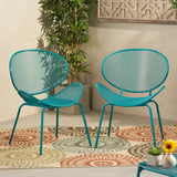 Elloree Outdoor Dining Chairs (Set of 2) by Christopher Knight Home