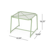 Elloree Outdoor Modern 2 Seater Chat Set by Christopher Knight Home