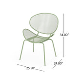 Elloree Outdoor Modern 2 Seater Chat Set by Christopher Knight Home