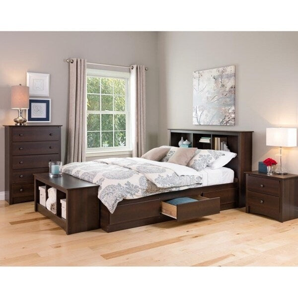 Ellsworth Espresso 2-drawer Nightstand