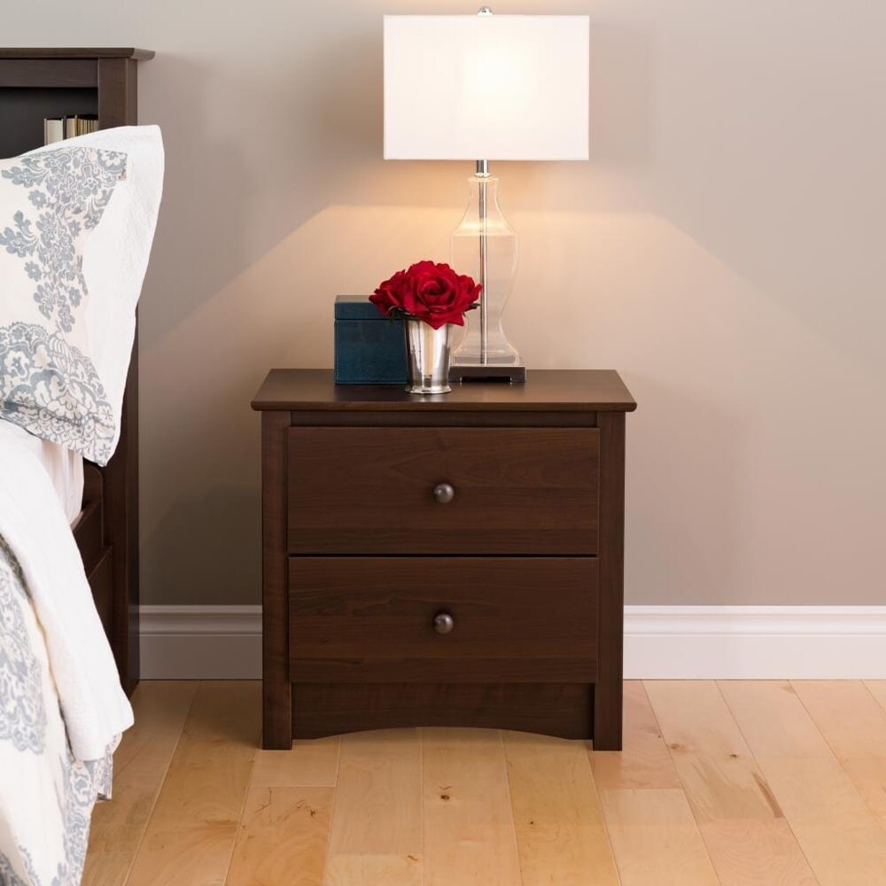 Ellsworth Espresso 2-drawer Nightstand