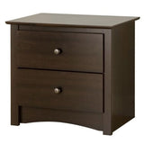 Ellsworth Espresso 2-drawer Nightstand